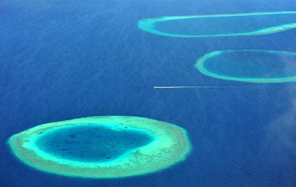 MALDIVES - Soneva Fushi Aerial
