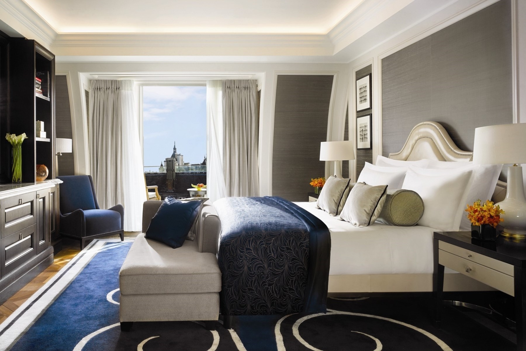 Corinthia London UK Musicians Penthouse Bedroom Corinthia Hotel London