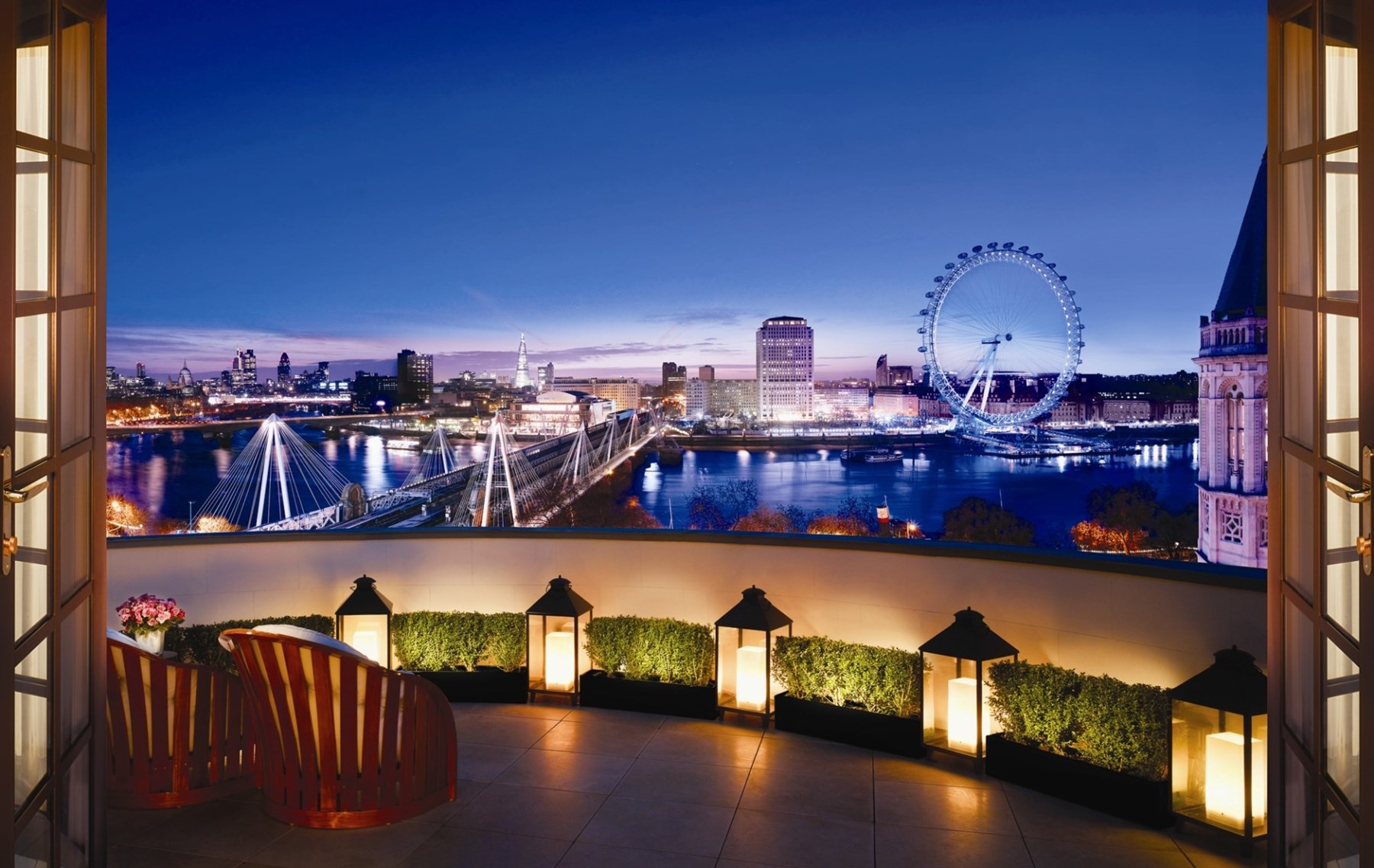 Corinthia London UK Royal Penthouse Twilight Terrace Corinthia Hotel London