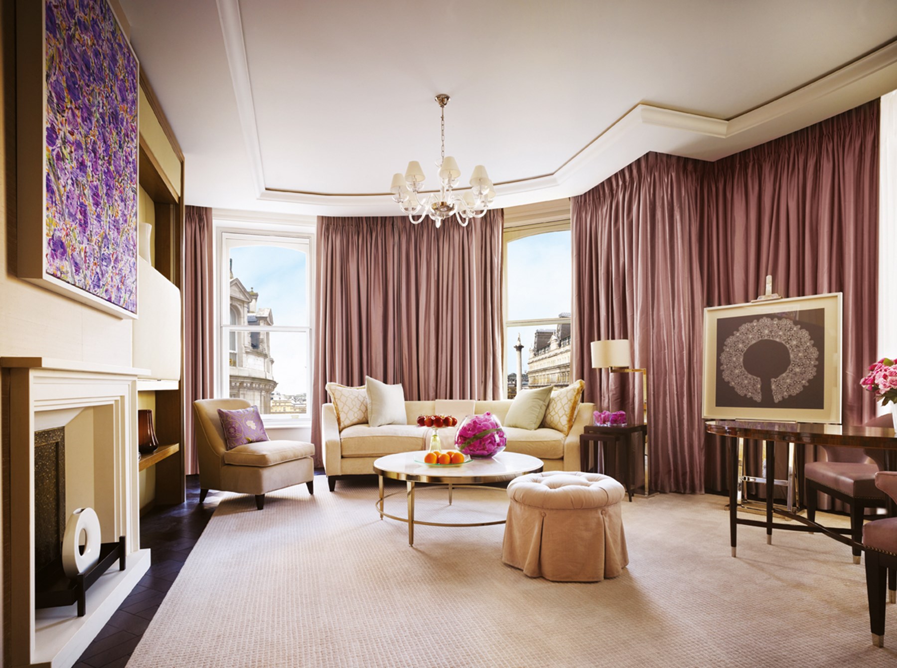 Corinthia London UK Trafalgar Suite Lounge Crop Corinthia Hotel London