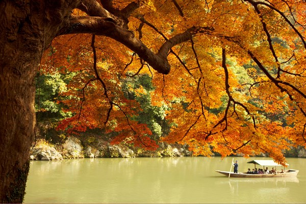 JAPAN The Hoshinoya In Arashiyama Outside Kyoto Is An Exclusive Tranquil Retreat Reached By Boat Up The Hozu River