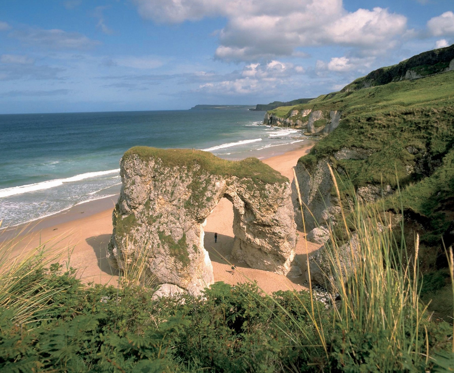 UK Portrush White Rocks Beach Antrim Ireland