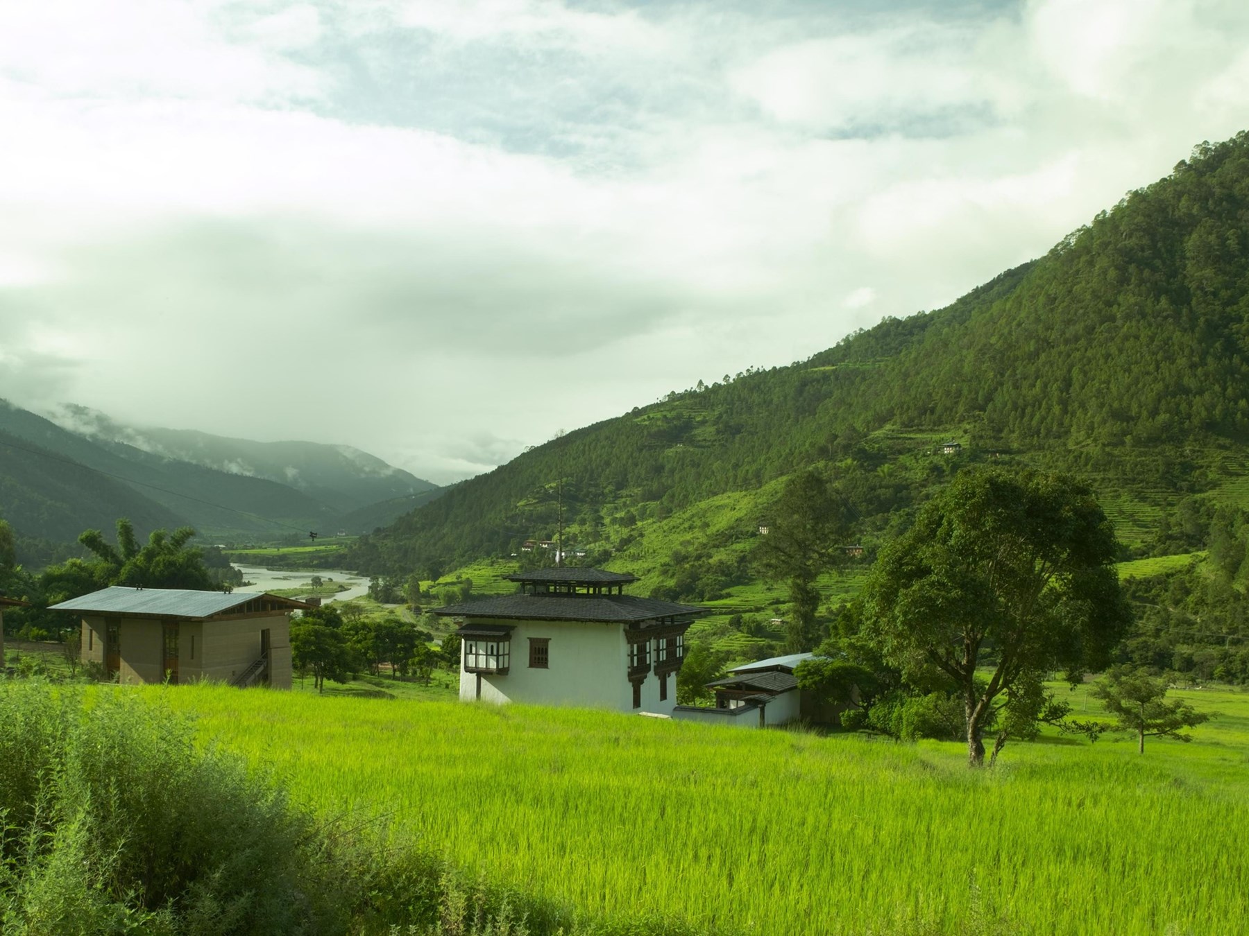 BHUTAN - Amankora Punakha views