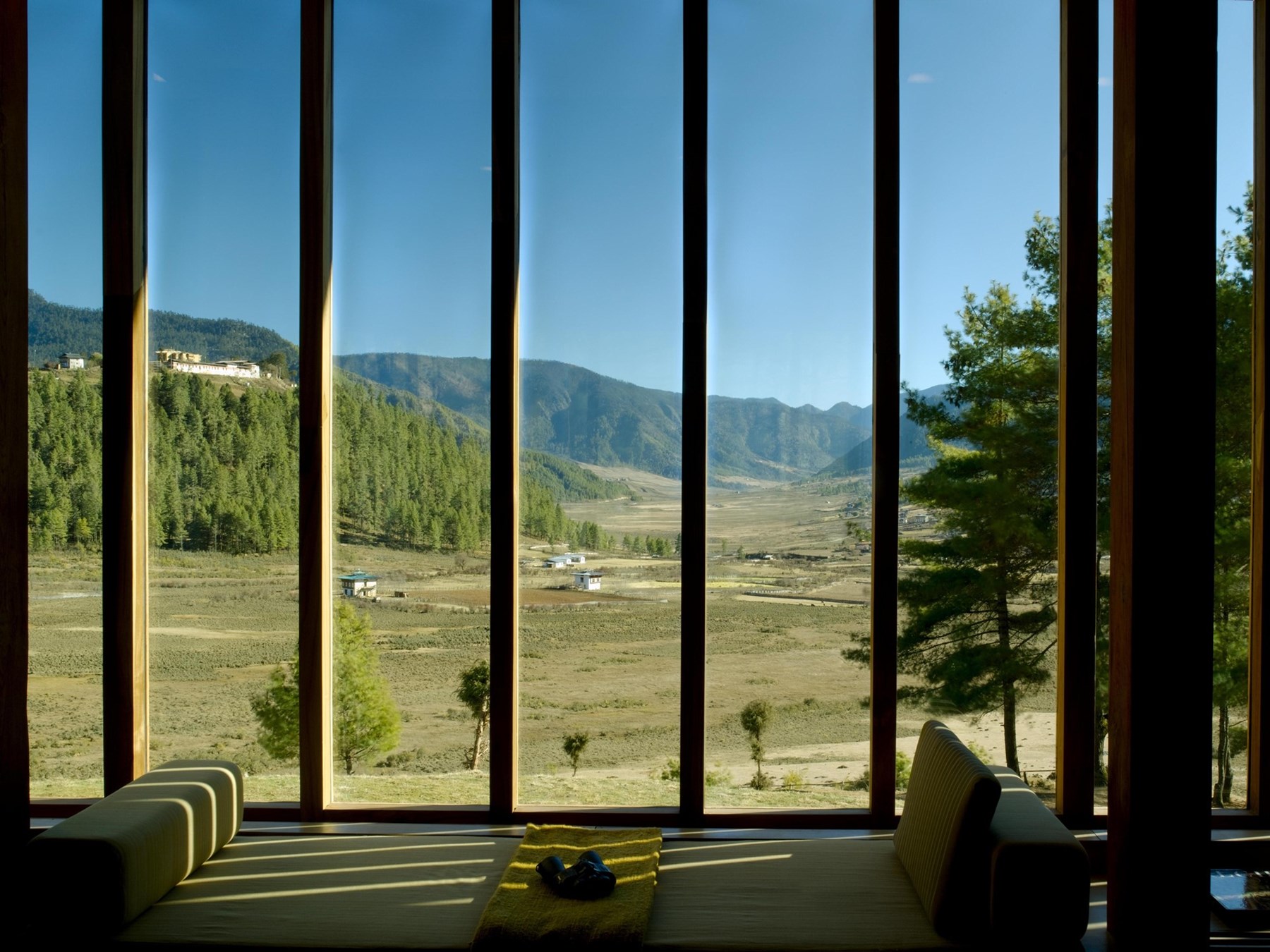 BHUTAN - Gangtey Living Room View