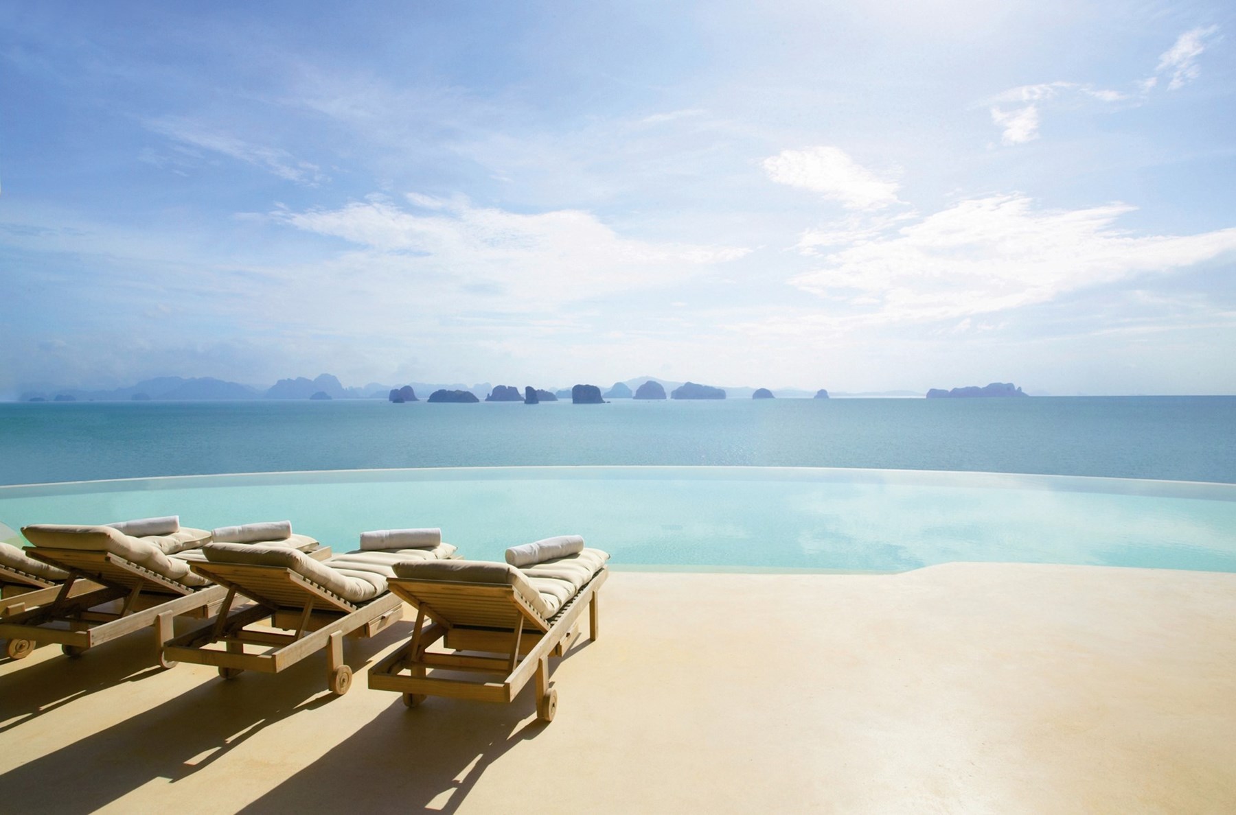 THAILAND - Main Pool at Six Senses Yao Noi