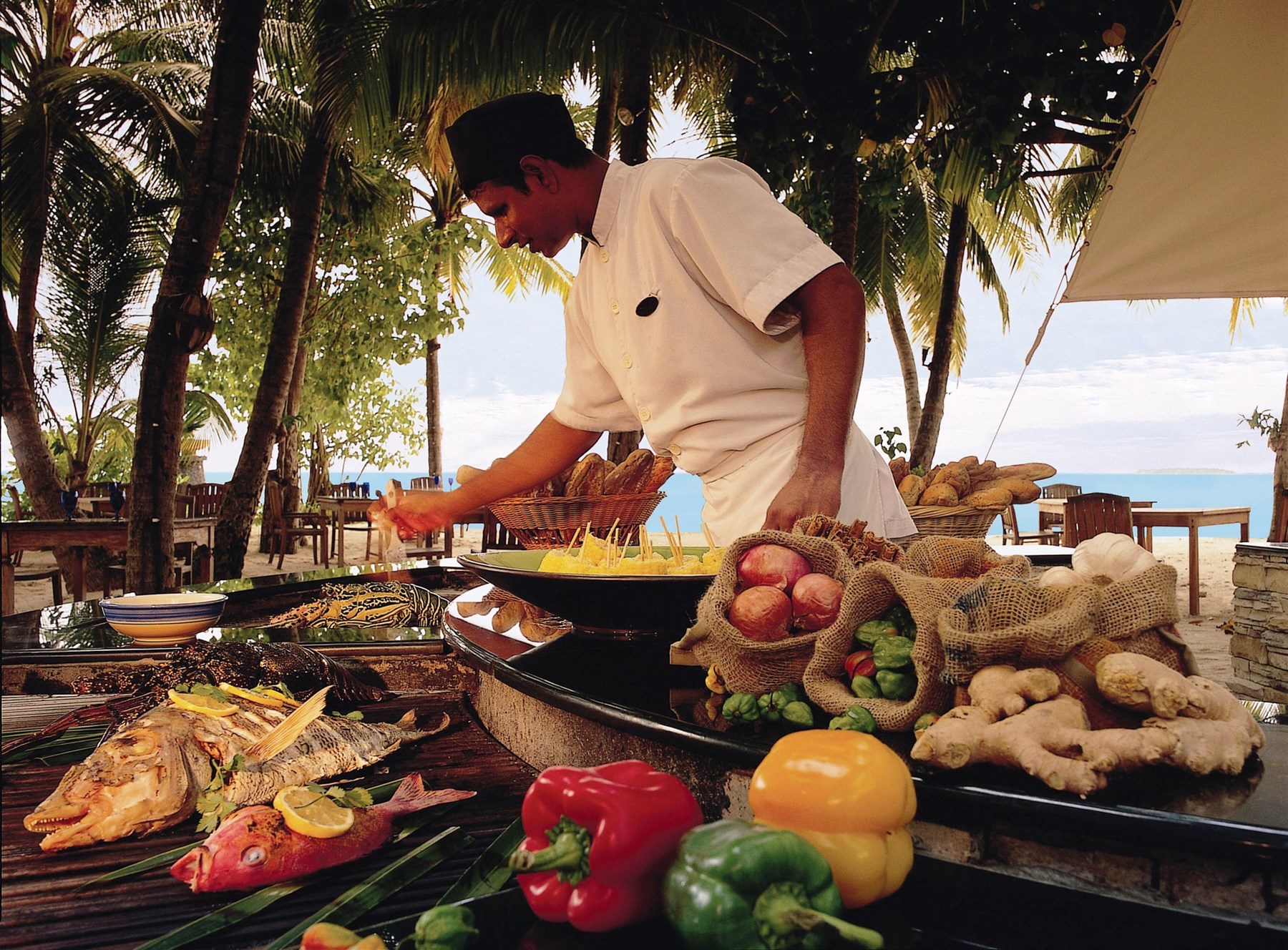 MALDIVES - Banyan Tree - Sangu Garden Restaurant