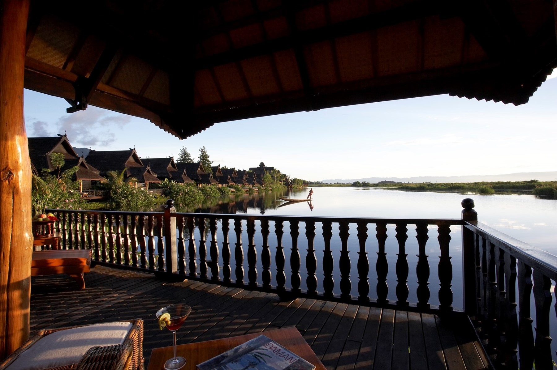 BURMA - Inle Princess - View from Balcony 207, Min Yu