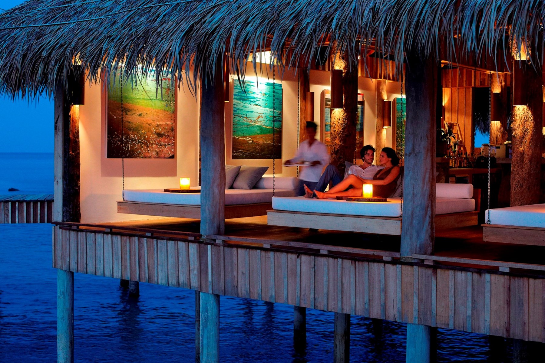 CAMBODIA - Song Saa - evening terrace