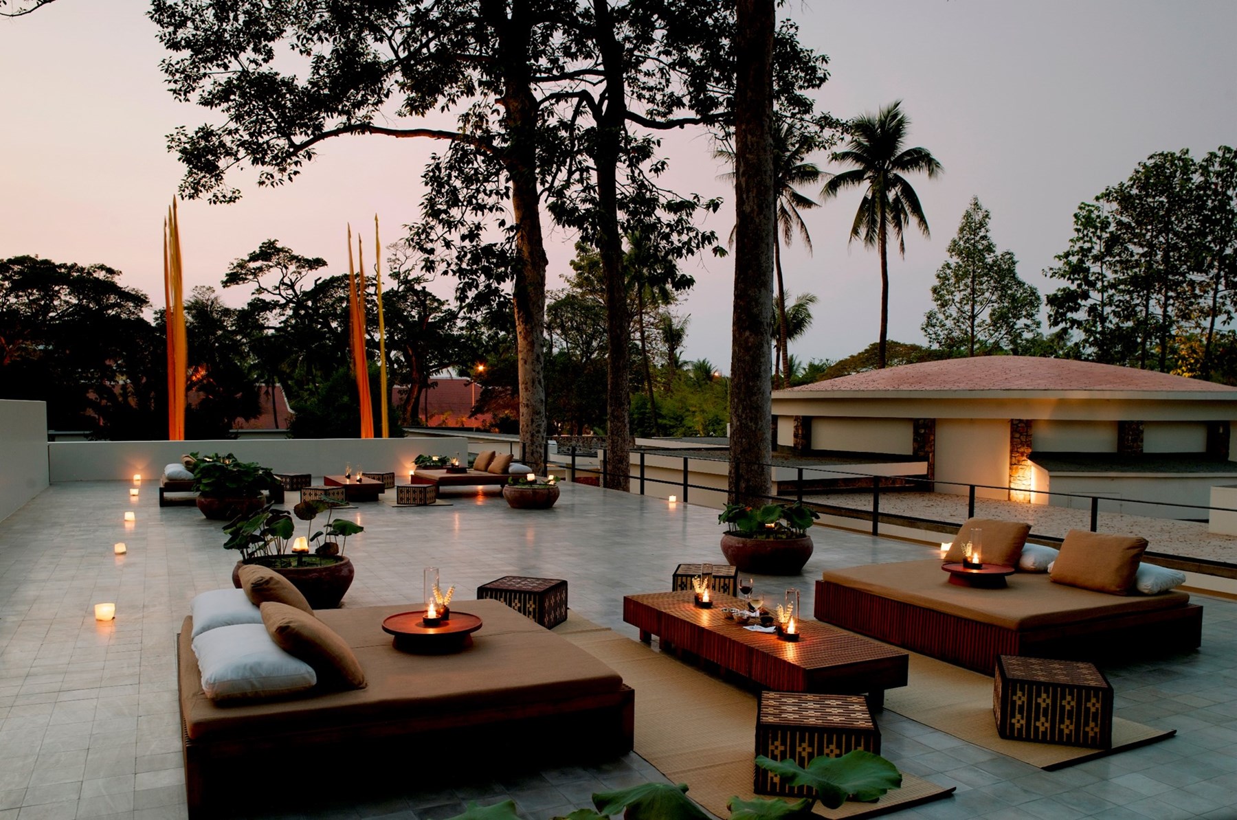 CAMBODIA Amansara Roof Terrace Siem Reap