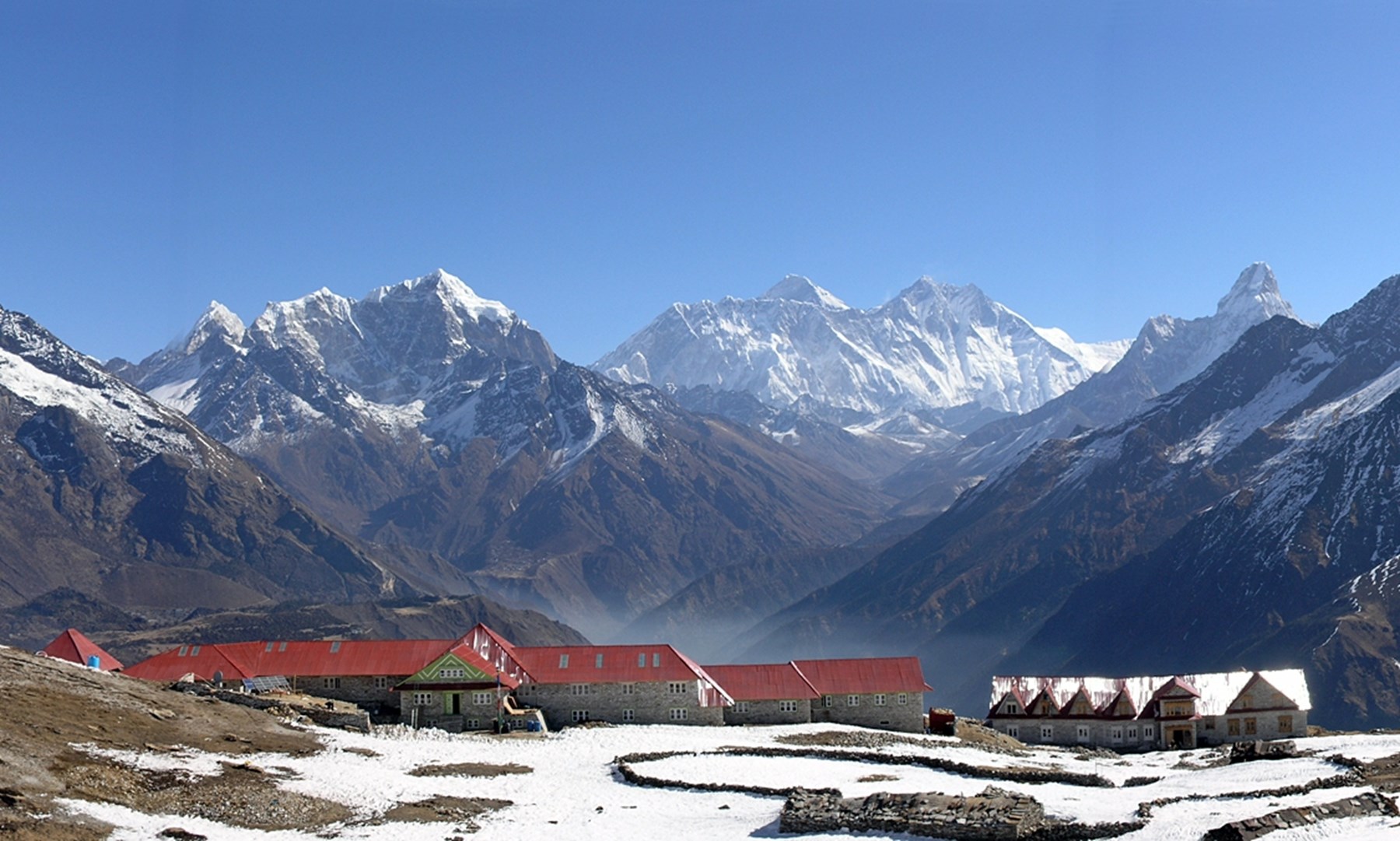 NEPAL Everest Kongde Panorama
