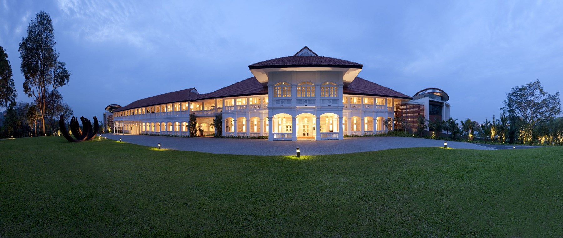 SINGAPORE Capella Exterior Front Dusk