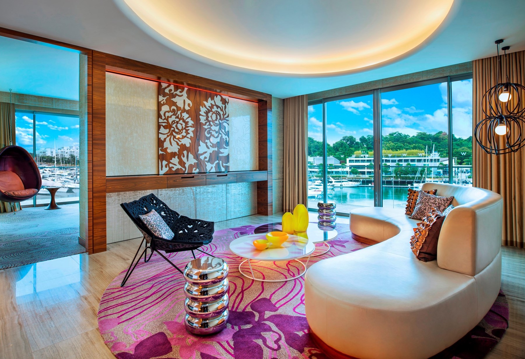 SINGAPORE W Singapore Sentosa Cove Marvelous Suite Living Room