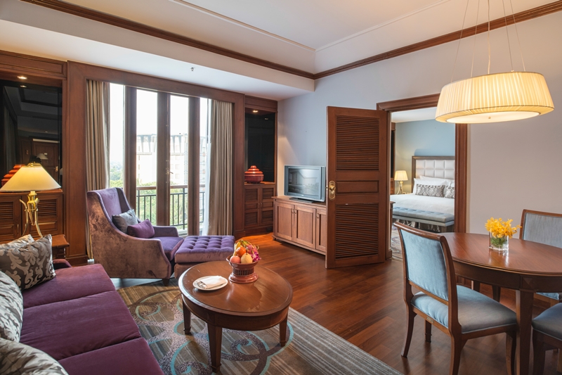 Chatrium Hotel Deluxe Suite Living Room Yangon Burma