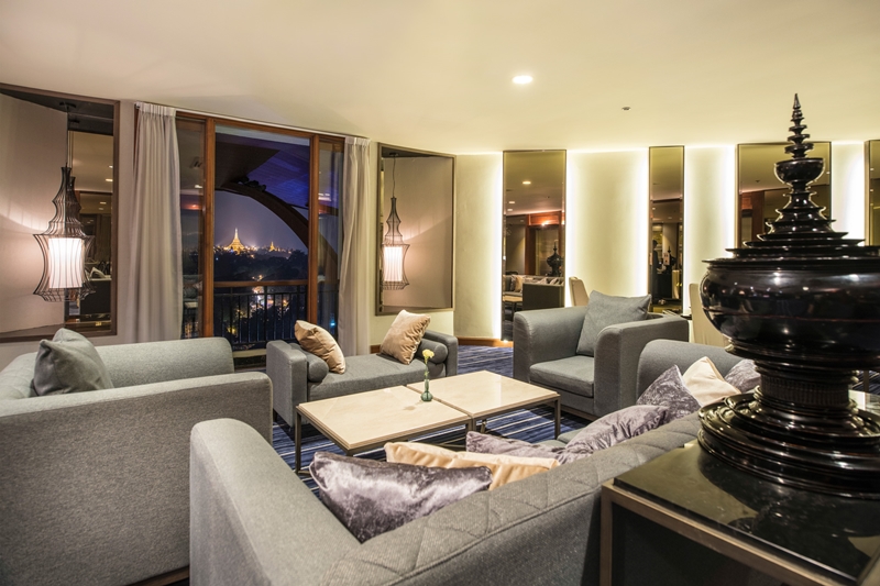 Chatrium Hotel Chatrium Club Lounge Yangon Burma