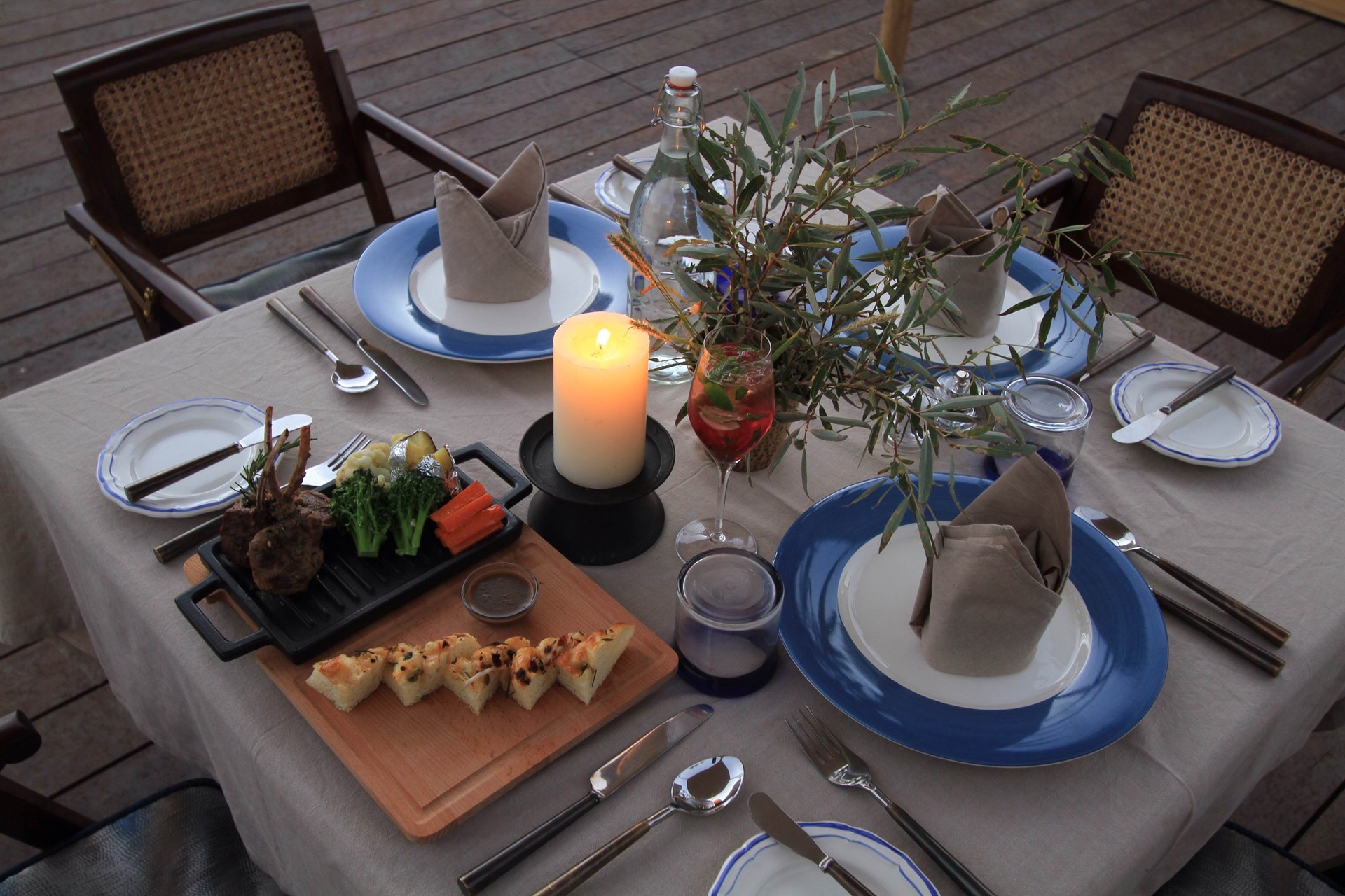 The Ultimate Travelling Camp North India Tutc Table Setting