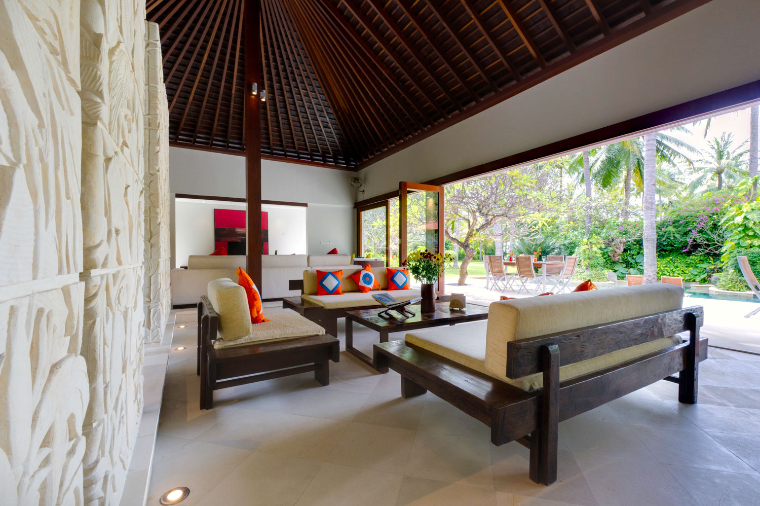 The Anandita Living Room With Garden View Lombok Indonesia