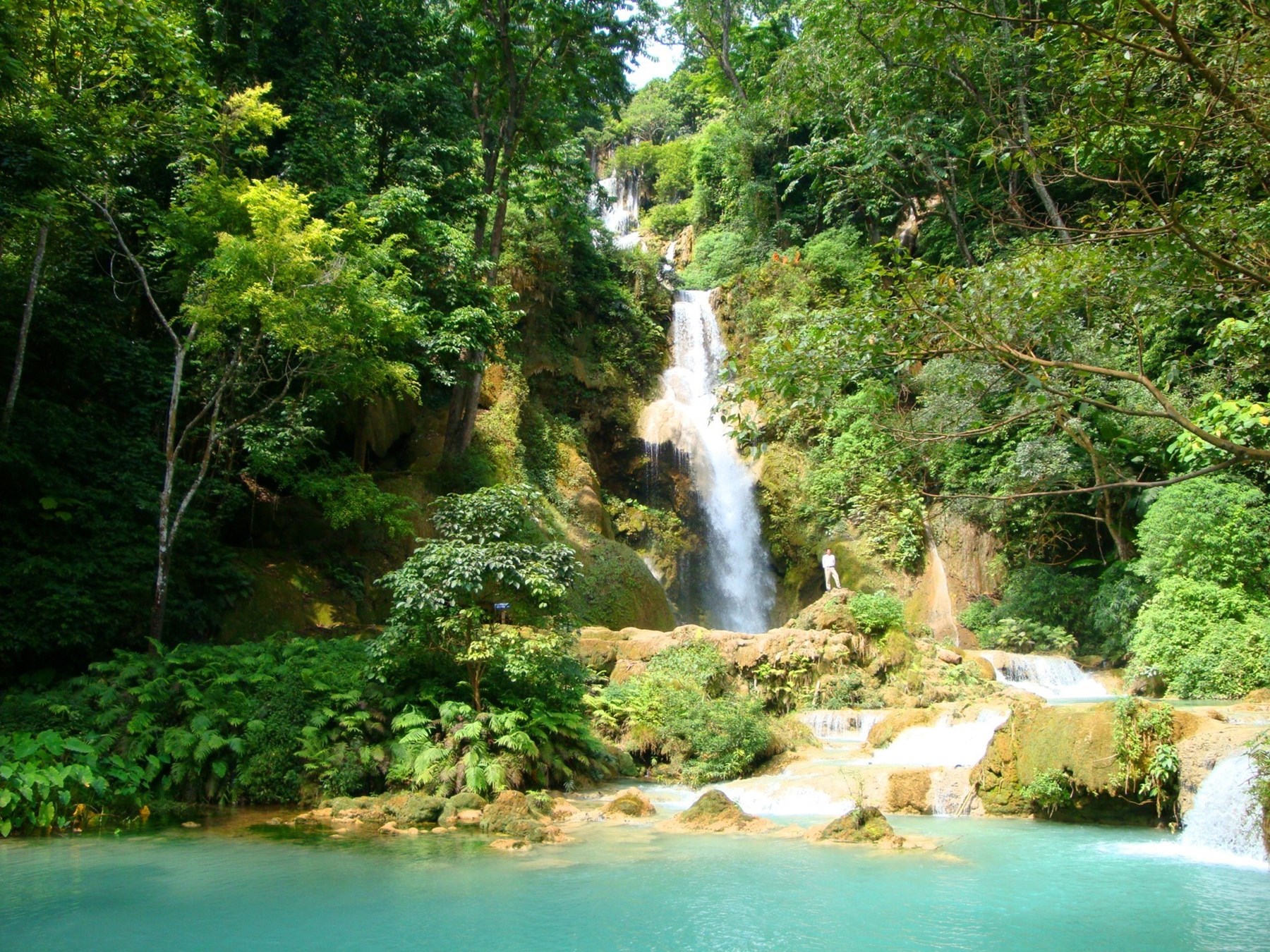 LAOS Kuangsi Falls Luang Prabang