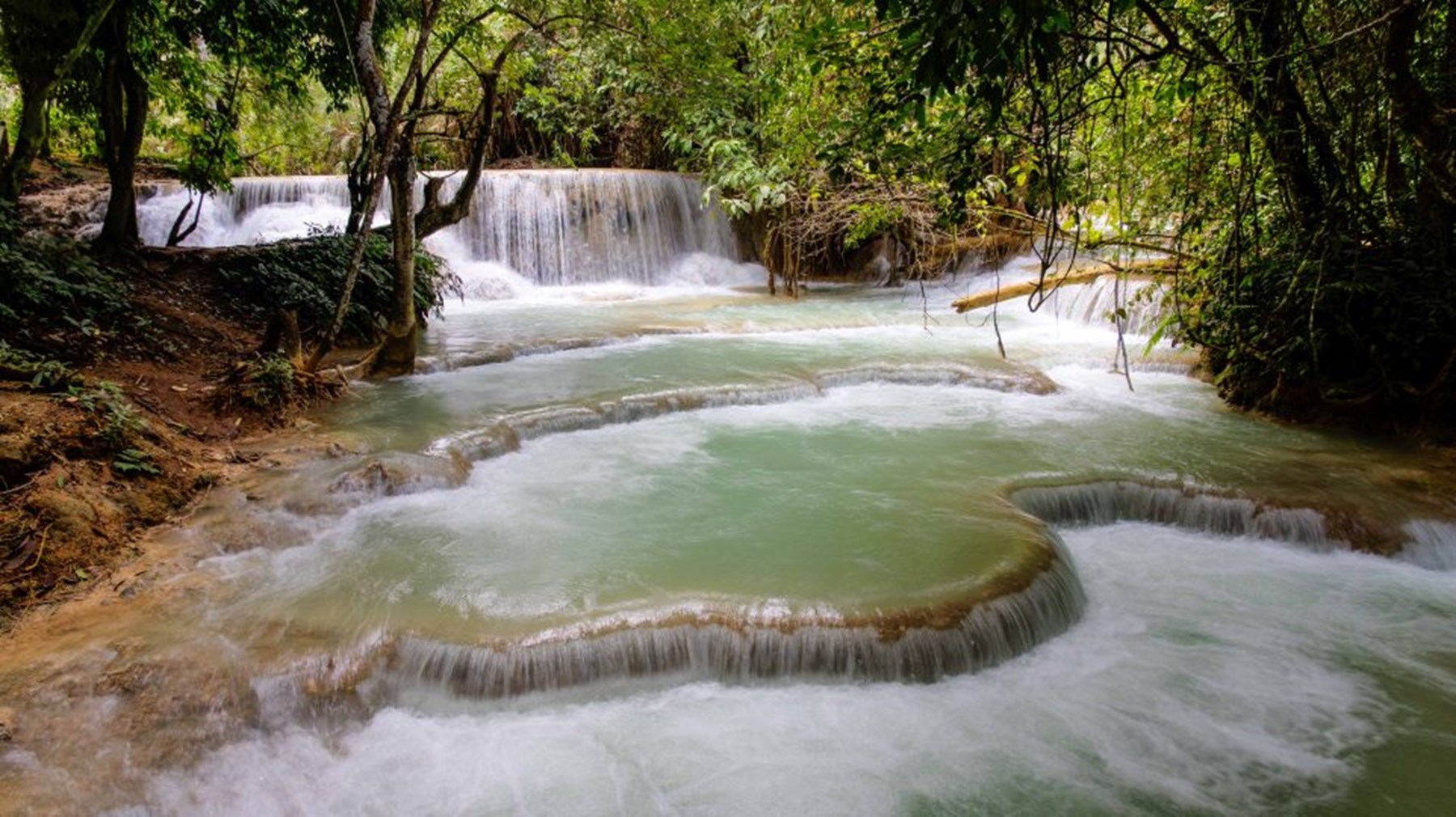 Kuang Si Waterfall 1 Of 1