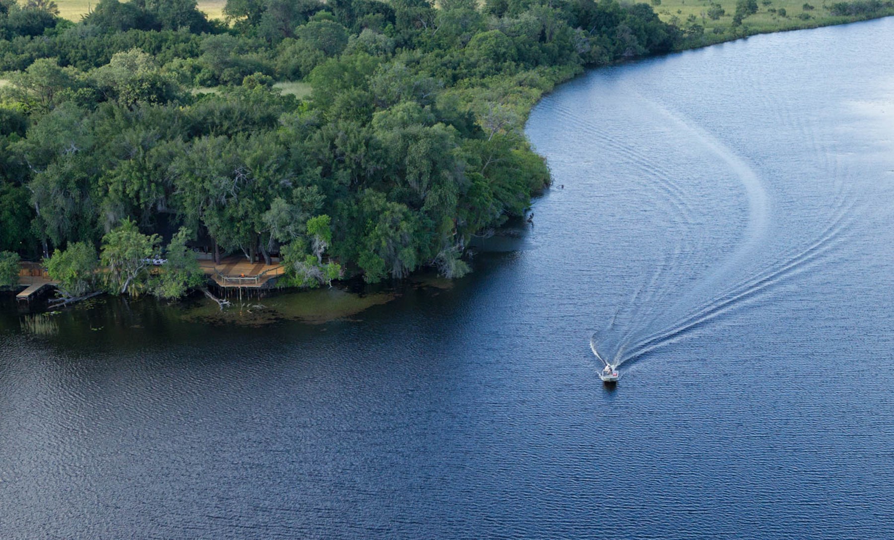 Botswana Aerial Xugana 10 Camp O Apr 16