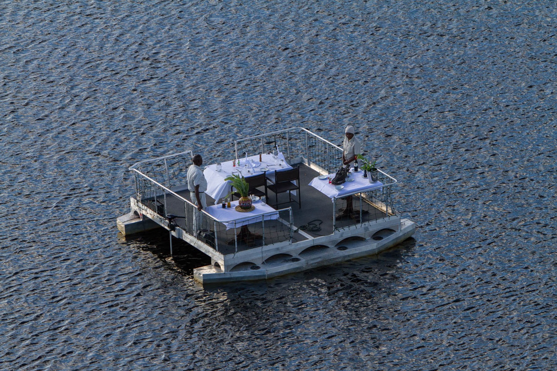 Botswana Aerial Xugana 19 Camp O Apr 16