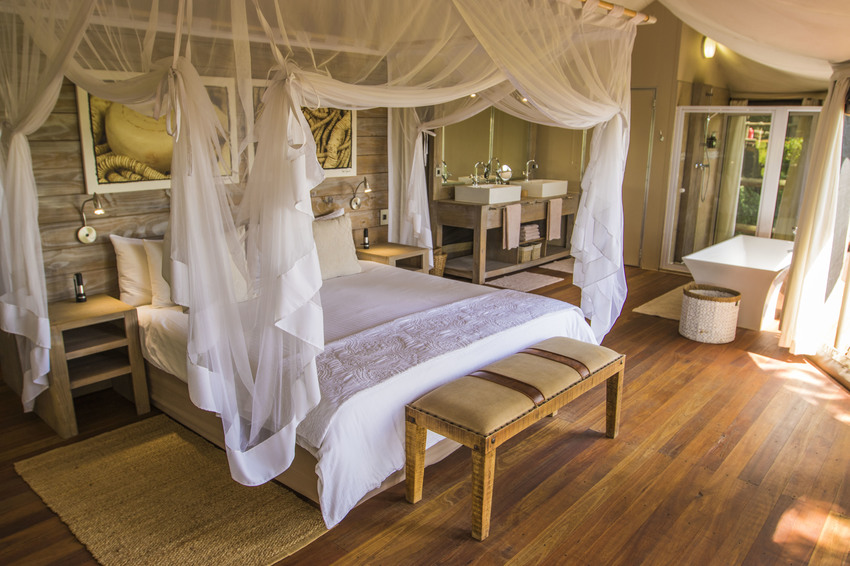 Nambwa Tented Lodge Bwabwata National Park Namibia 5 Nambwa Tented Suite Bedroom