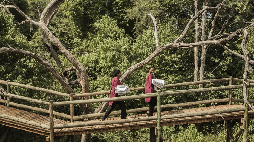 Nambwa Tented Lodge Bwabwata National Park Namibia 11Nambwa Tented Lodge Staff
