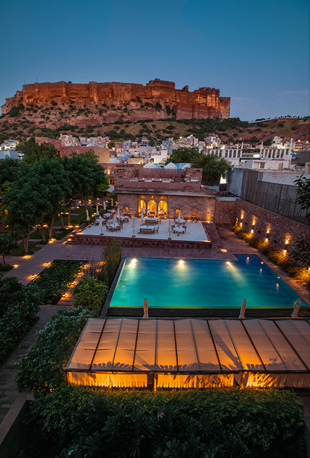 15A. RAAS x Pool x Mehrangarh Fort (Evening View) - RAAS Jodhpur.jpeg (1)