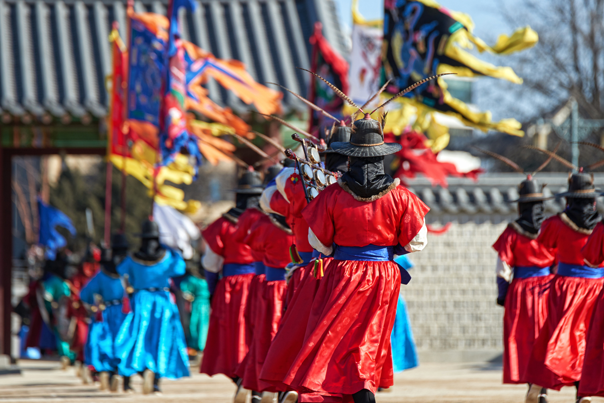Gyeongbokgung Palace Guards, Seoul, Korea.jpeg