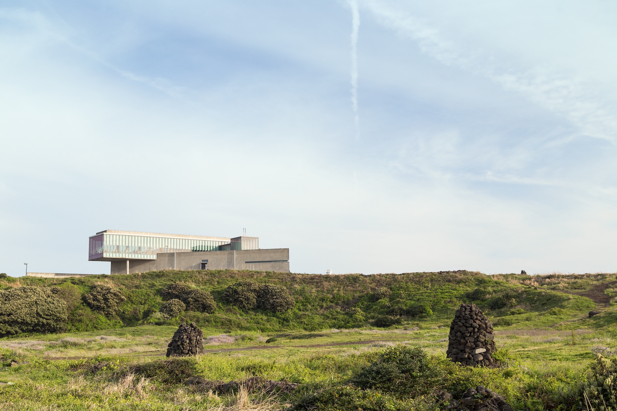 Glass House building at Seopjikoji on Jeju Island in South Korea.jpeg