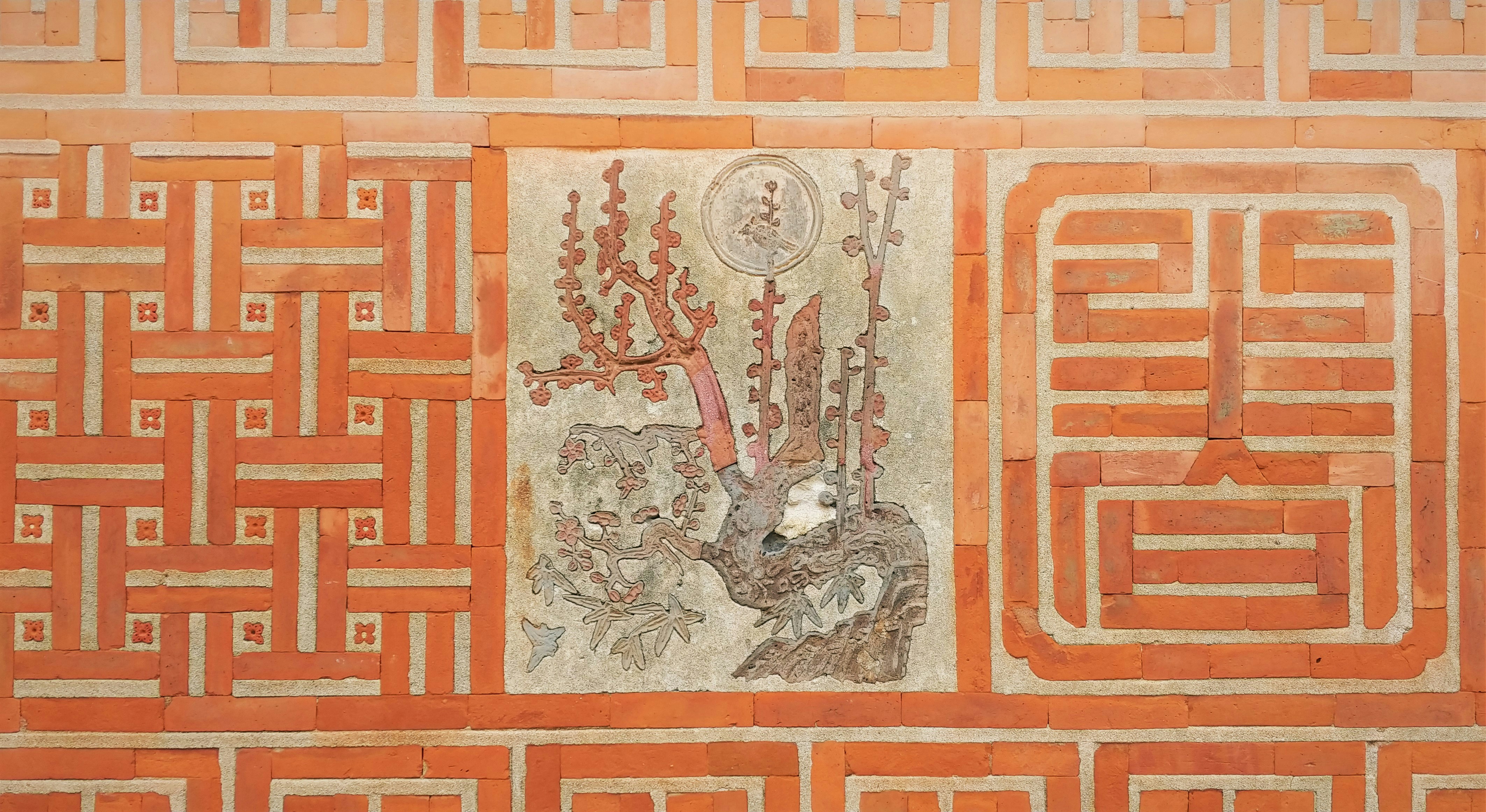 Gyeongbokgung Palace brick detail, Seoul, Korea.jpg